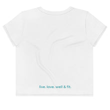 Load image into Gallery viewer, W+F ACTIVEWEAR Crop Top - White
